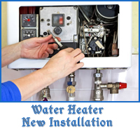 water heater new installation